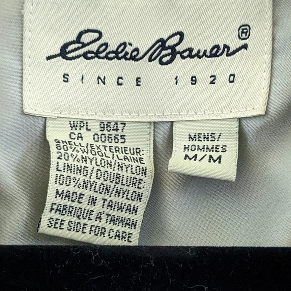 Eddie Bauer wool blend plaid shacket size Medium EUC - Picture 3 of 4